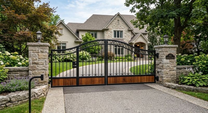 Driveway Fence Installation in Roswell, GA