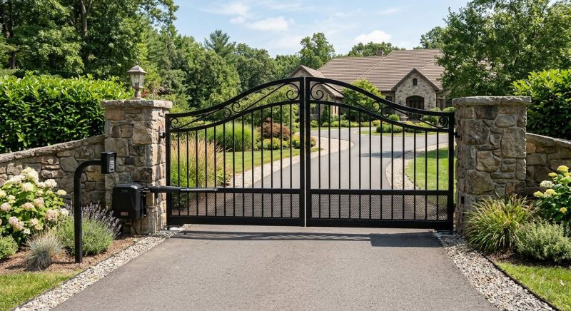 Driveway Gate Installation in Boca Raton, FL