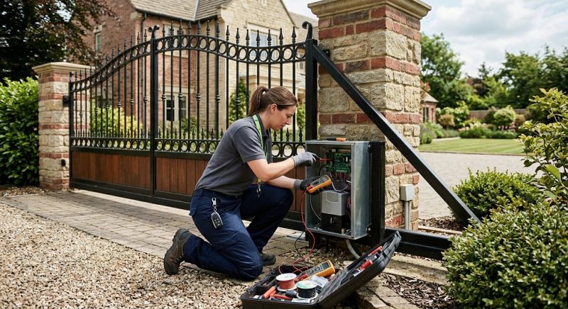Main Gate Installation in Roswell, GA