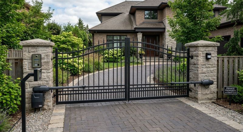 Motorized Gate Installation in Naperville, IL