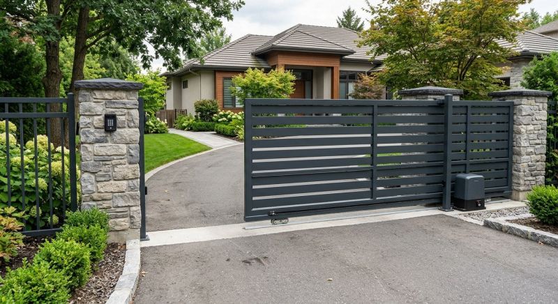 Driveway Fence Installation in Cary, NC